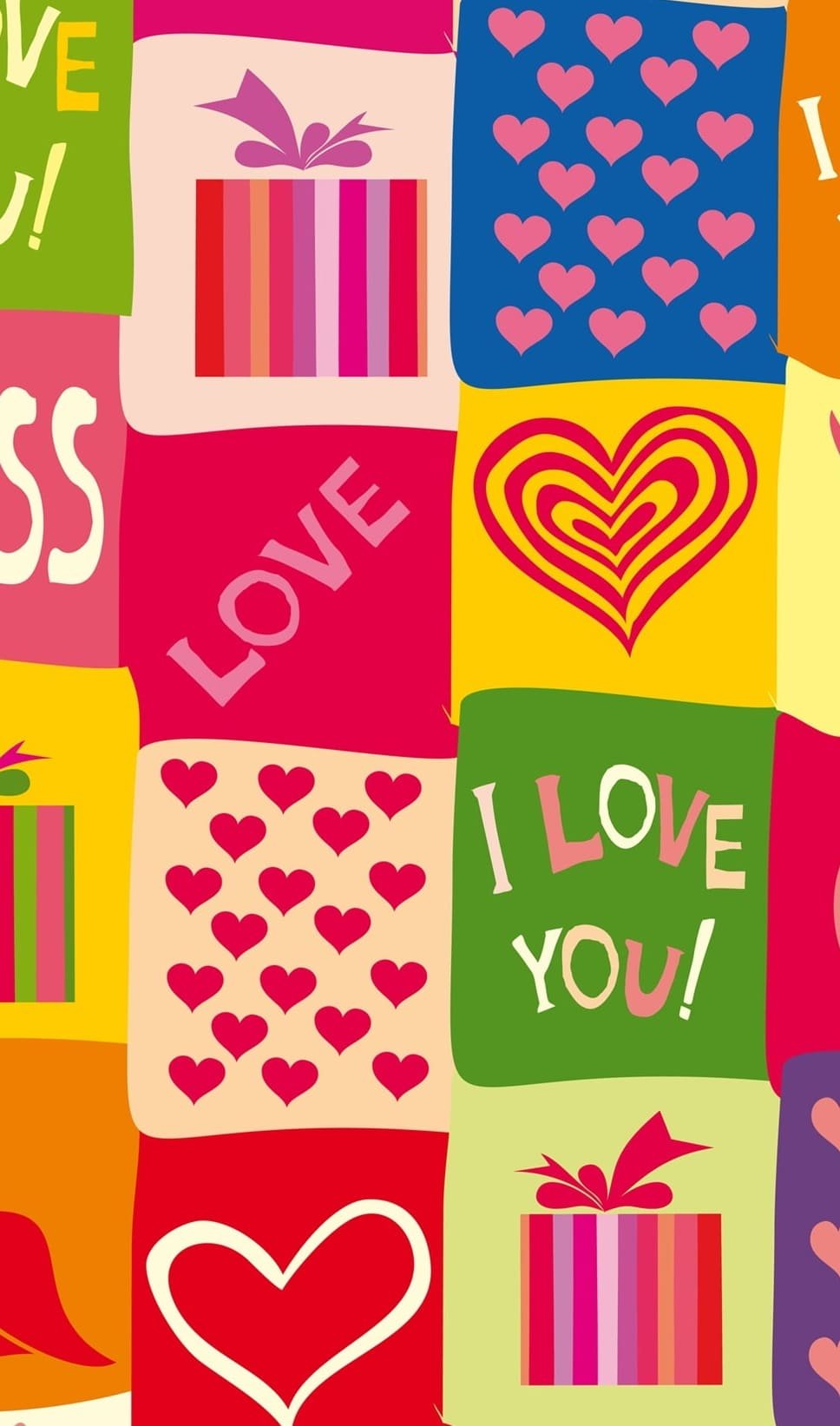 HD wallpaper- I Love You, love -hearts,valentines day- wallpaper