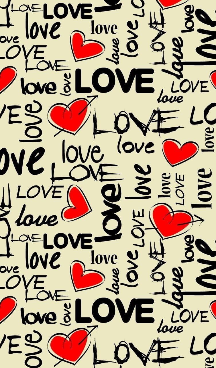 HD wallpaper -aesthetic- valentines day- wallpaper,love -text illustration, art, texture, colorful, heart, heart Shape ,