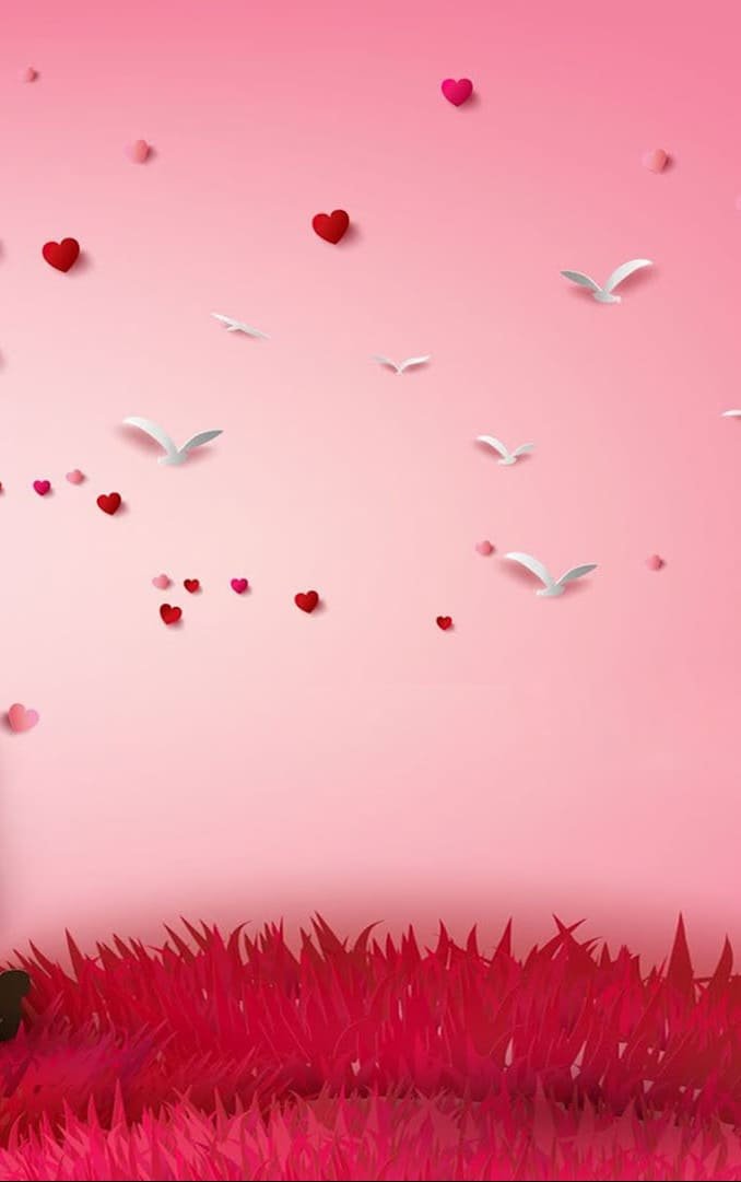 HD wallpaper -heart-pink- Valentine’s Day- cards -Love Day