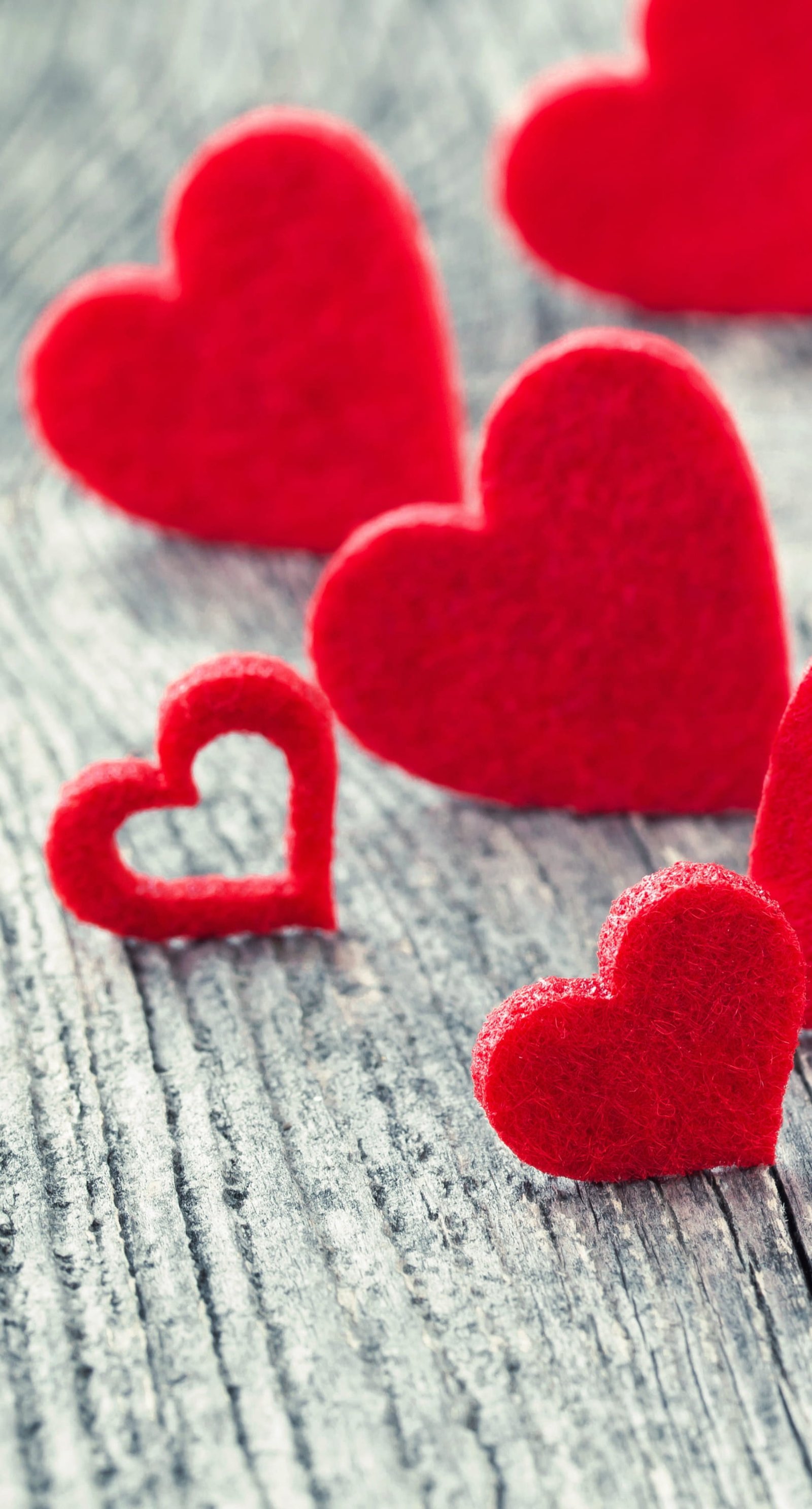 HD wallpaper-valentines cards- love, heart, hearts, red, wood, romantic, valentine’s day